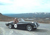 XK120 en route